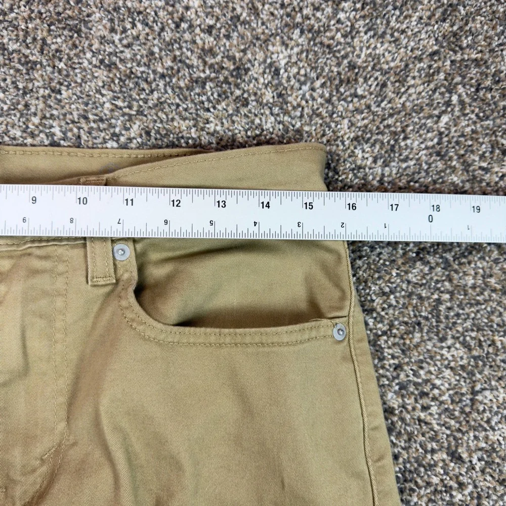 Levis 502 Taper Fit All Seasons Tech Khaki‎ Tan Pants Mens 31x32 29507-0639